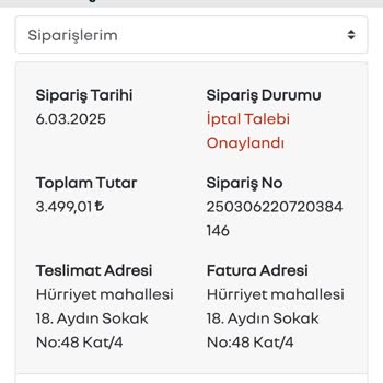 Sipariş İptali Ve Stok Yanıltmacası