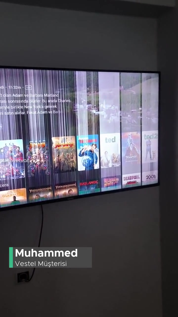 Vestel 50U9600 50" Smart TV Panel Patlama Problemi videonun kapak resmi
