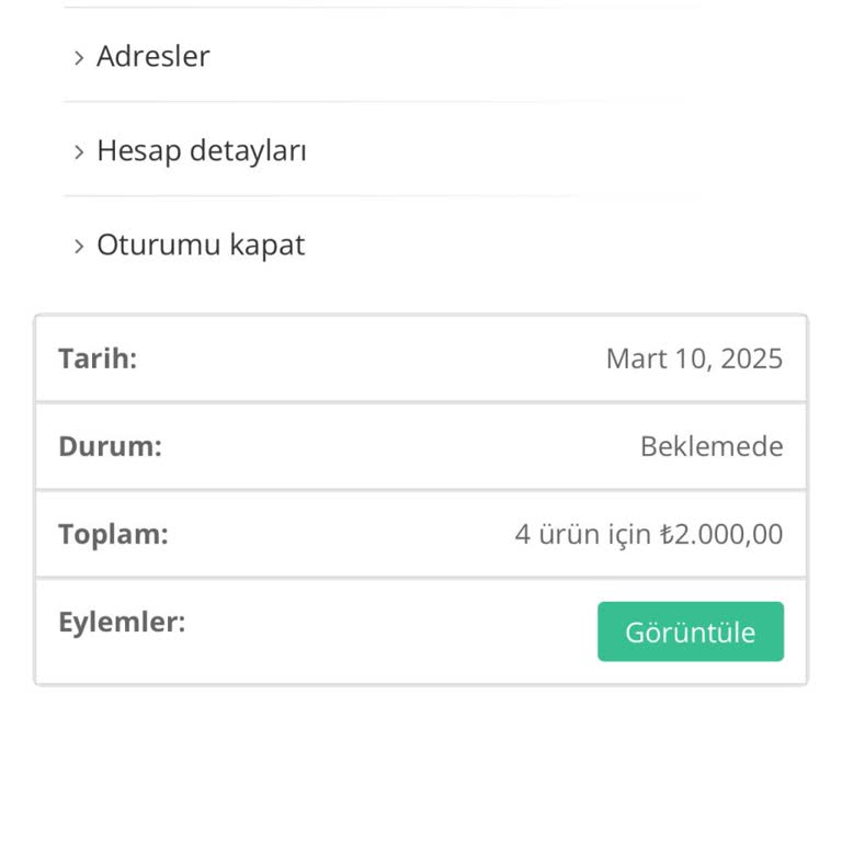 Sipariş Sonrası İletişimsizlik Ve Destek Eksikliği