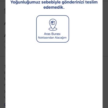 Aras Kargo İle Yaşanan Teslimat Sorunu