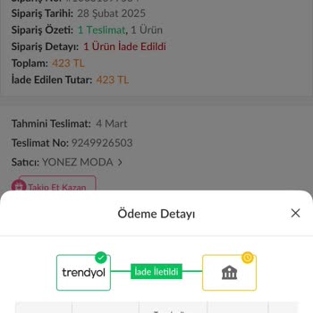 Papara Üzerinden Trendyol İadesi Gecikmesi