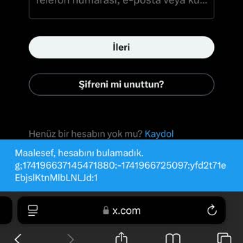 Oyun Hesabı Bağlantı Sorunu