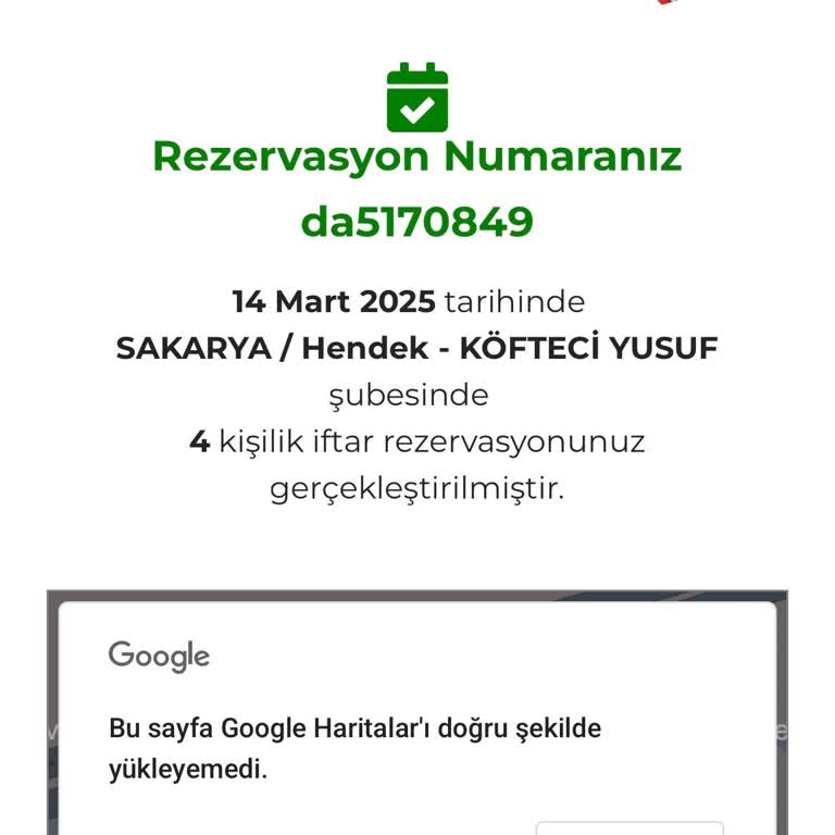 Rezervasyon Skandalı: İftarda Yer Yok!