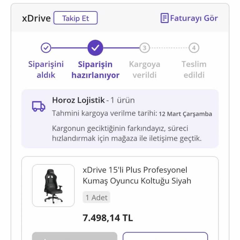 Ürün Gecikmesi Ve Çözüm Sunulmayan Müşteri Hizmetleri