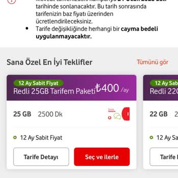 Vodafone Tarifemdeki Yüksek Zam Şaşkınlığı