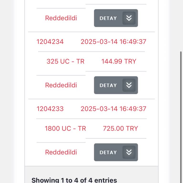 Satın Alma Sorunu Ve Para İadesi Talebi