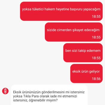 Eksik Ürün Teslimatı Ve Kötü Uygulama Deneyimi