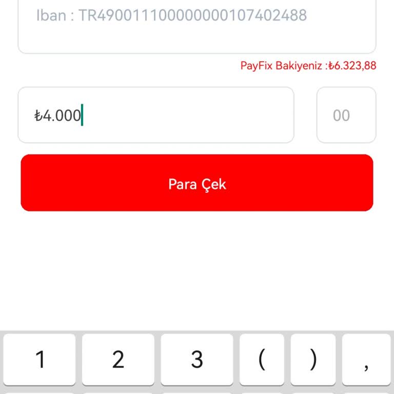 Para Çekim Sorunu Ve Hata Mesajları