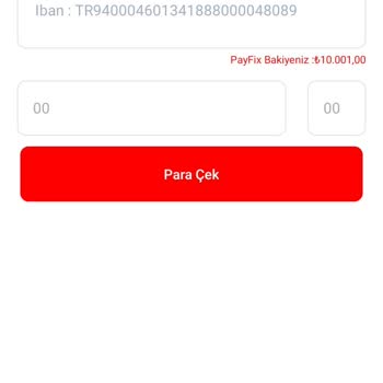 Payfix'te Çekim Sorunu Ve Banka Aktarım Talebi