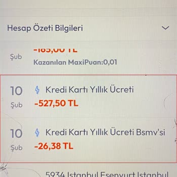 İş Bankası'ndan Haksız Kart Ücreti İadesi Talebi