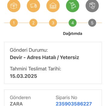 Zara'dan Online Alışverişte Teslimat Sorunu Ve İade Engeli