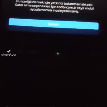 Tod TV Yayının Verilmemesi