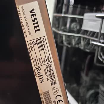 Vestel Bulaşık Makinesinde Paslanma Ve Ücretli Değişim Şoku