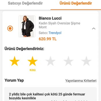 Trendyol'da Yorum Sansürü Ve Ürün Kalitesi Sorunu