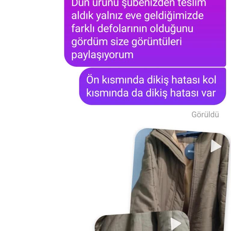 Ürün Defosu Ve Kötü Müşteri Hizmeti