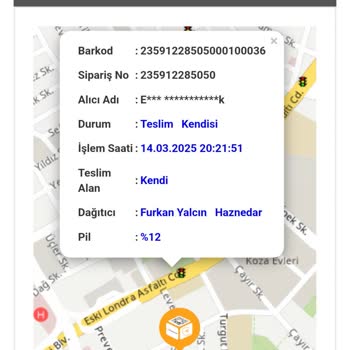 Yanlış Teslimat Bilgisi Ve İletişim Sorunu