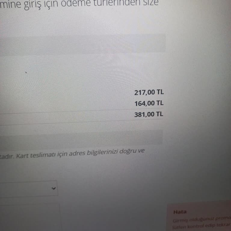 Yüksek Kurye Ücreti Sorunu