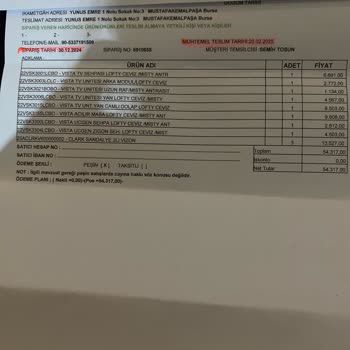 İstikbal Şubesinden Alınan Yemek Odası Takımı Teslim Edilmedi