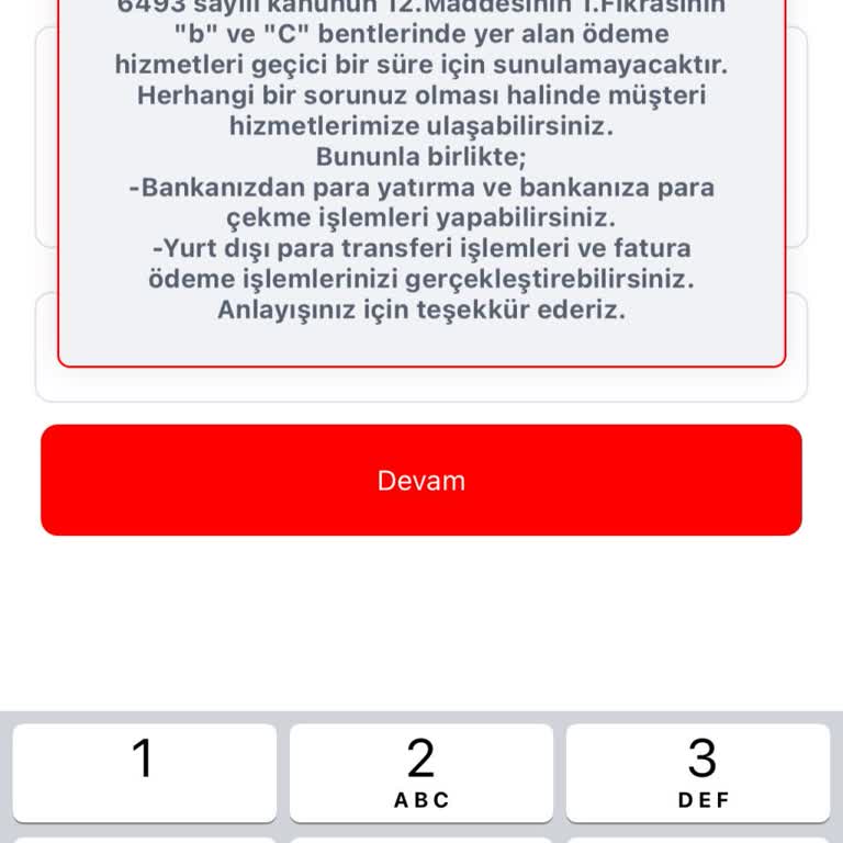Payfix'te İşlem Yapamama Sorunu