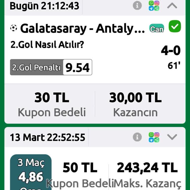 Kupon Kazancım Yanlış Hesaplandı