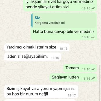 İade Sözü Verilen Motor Kaskı Gönderilmedi