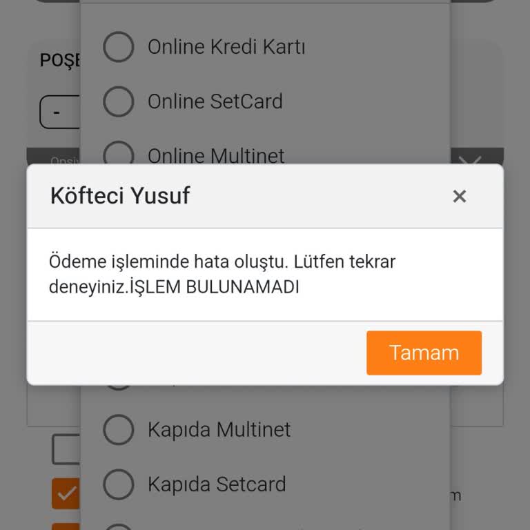 Token Flex Kullanıcılarının Çiğ Ürün Sipariş Sorunu