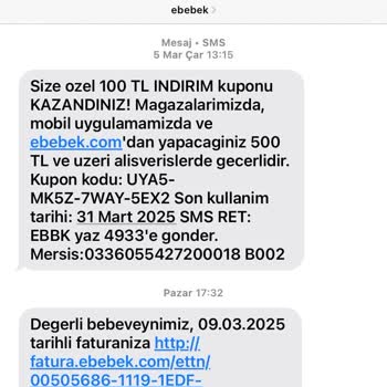 Ebebek Mağazasında İndirimlerin Uygulanmaması