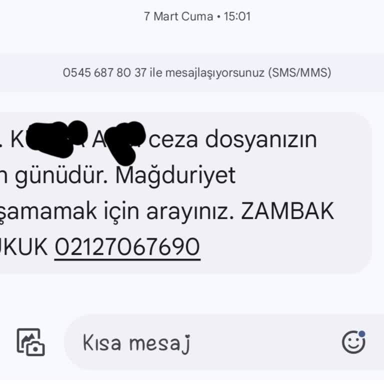 Yanlış Ceza Mesajı Ve Yetkisiz İşlem Endişesi