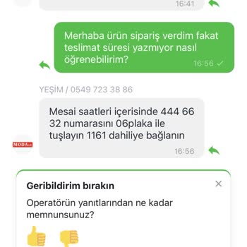Teslimat Gecikti İletişim Sorunu Yaşanıyor
