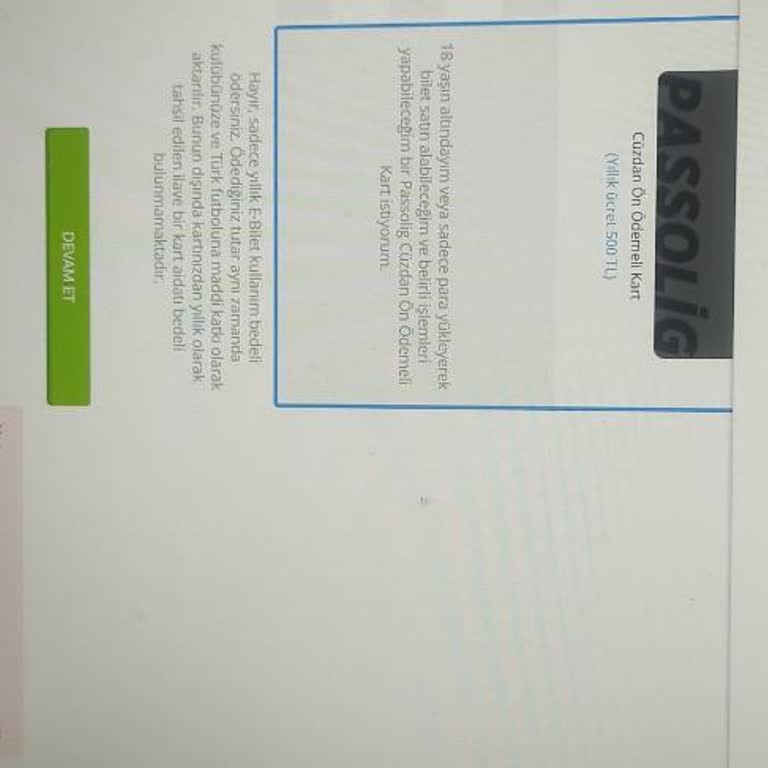 Passolig Kart Başvurusunda Yaşanan Sorunlar