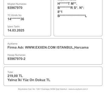Yetkisiz İşlem İtirazı: Acil Ücret İadesi Talebi