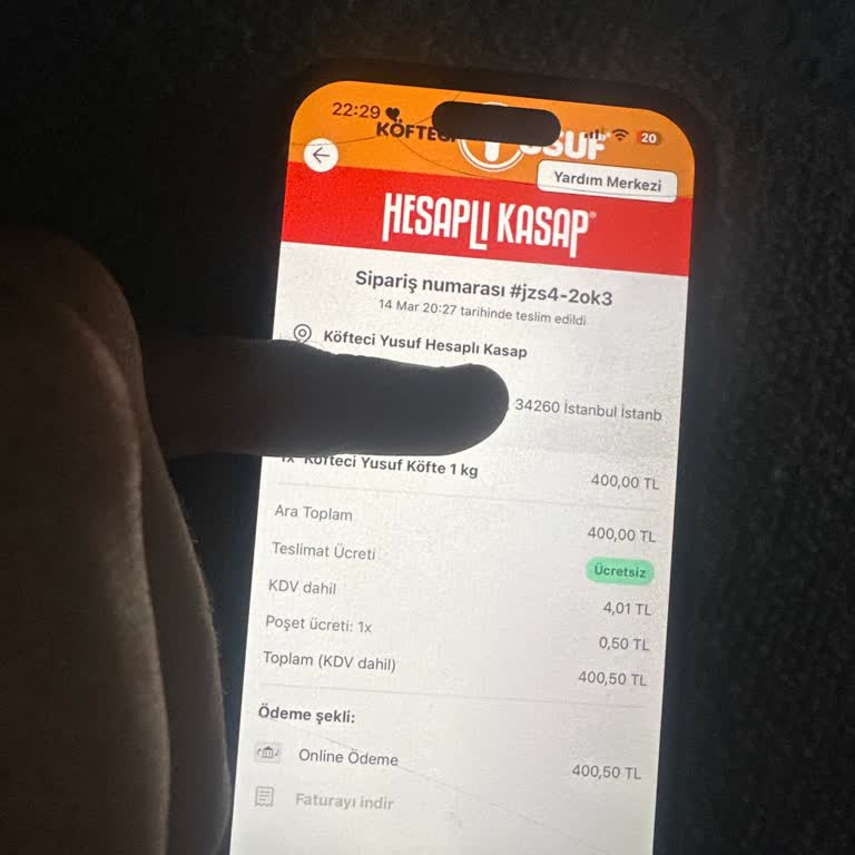 İftar Siparişim Teslim Edilmedi, Çözüm Bulunamadı