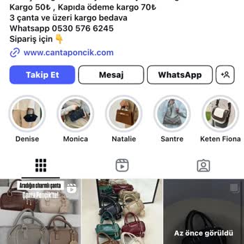 Ponçik Çanta'dan Sipariş Verdim, Ürün Gönderilmedi!