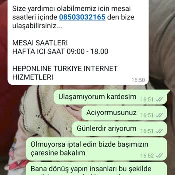 İnternet Hizmeti Ve Müşteri Desteği Sorunu