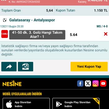 Kuponum Kazandığı Halde Kaybetti Olarak Görünüyor