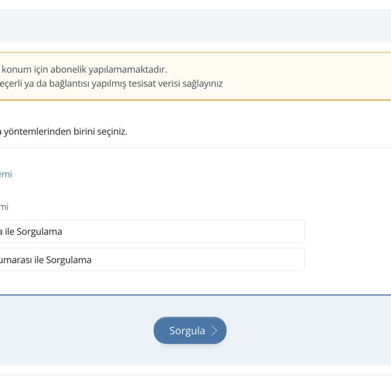 E-Devlet Üzerinden Abonelik Başlatma Sorunu