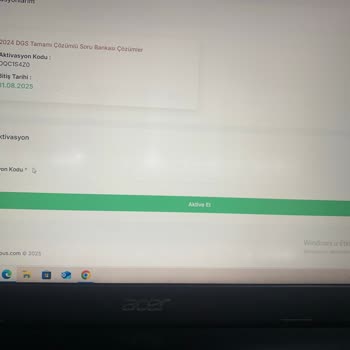 Yanlış Aktivasyon Kodu İle Kitap Sorunu