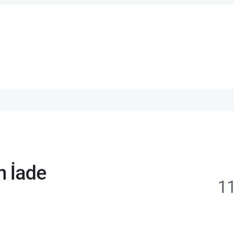 İptal Edilen Siparişin Ücreti Geri Ödenmedi