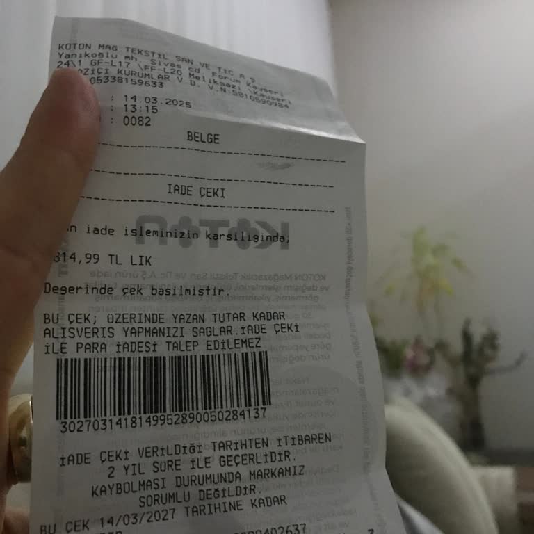 İnternet Alışverişinde Kullanılamayan İade Çeki Sorunu