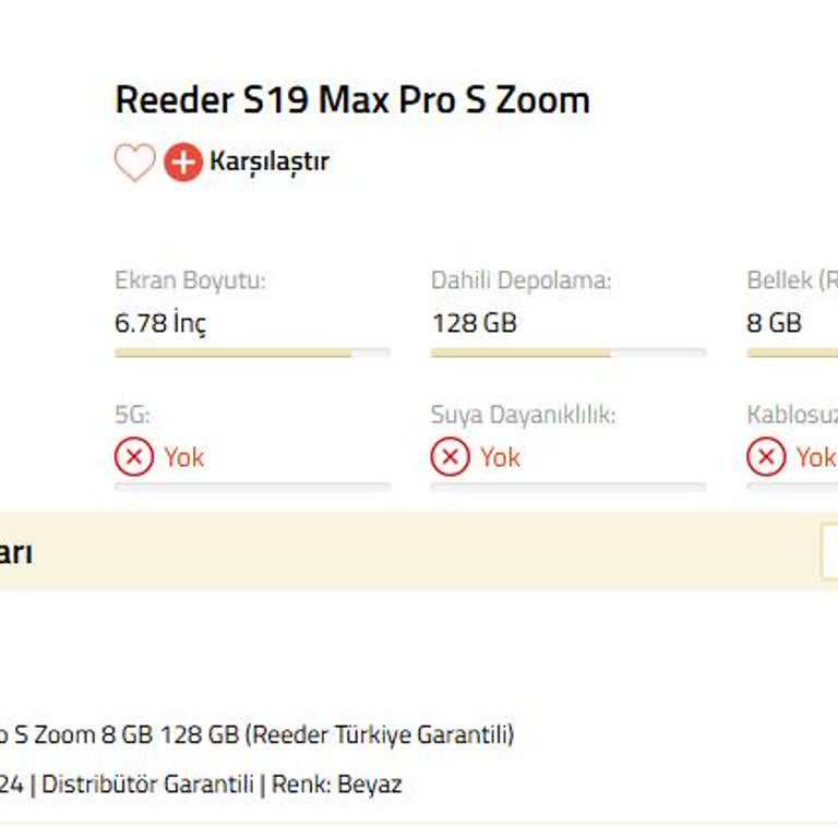 Reeder S19 Max Pro S Zoom: Yerli Malı Hayal Kırıklığı Ve Destek Eksikliği