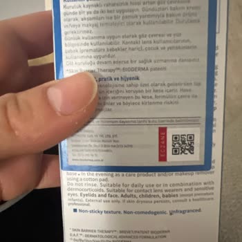 Bioderma Ürünlerindeki QR Kod Sorunu