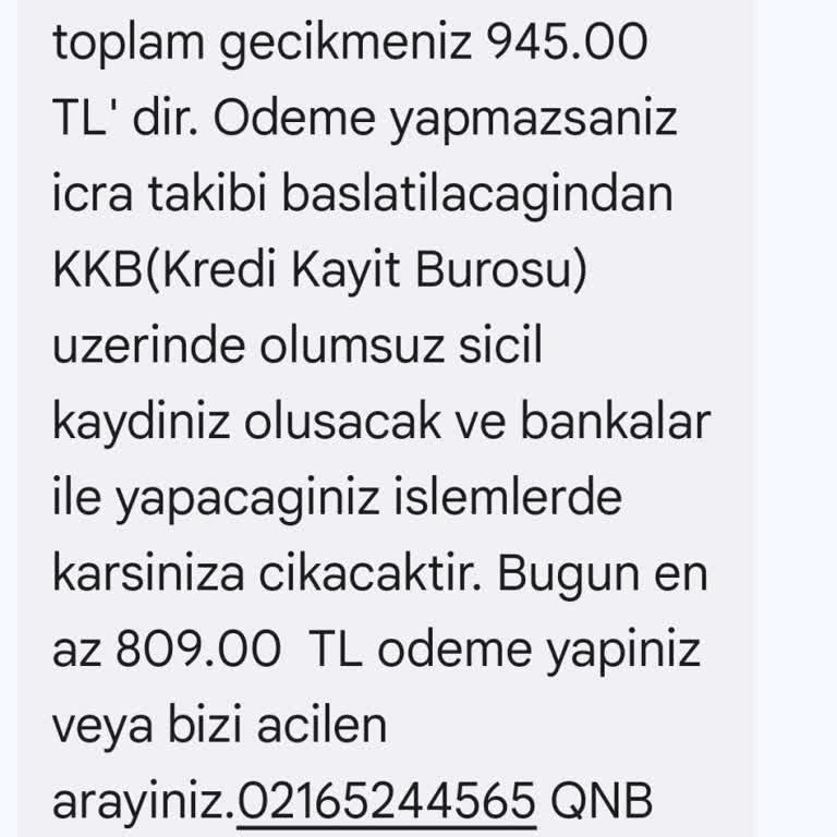 QNB Finansbank'ın İcra Süreci Ve Bilgilendirme Eksikliği