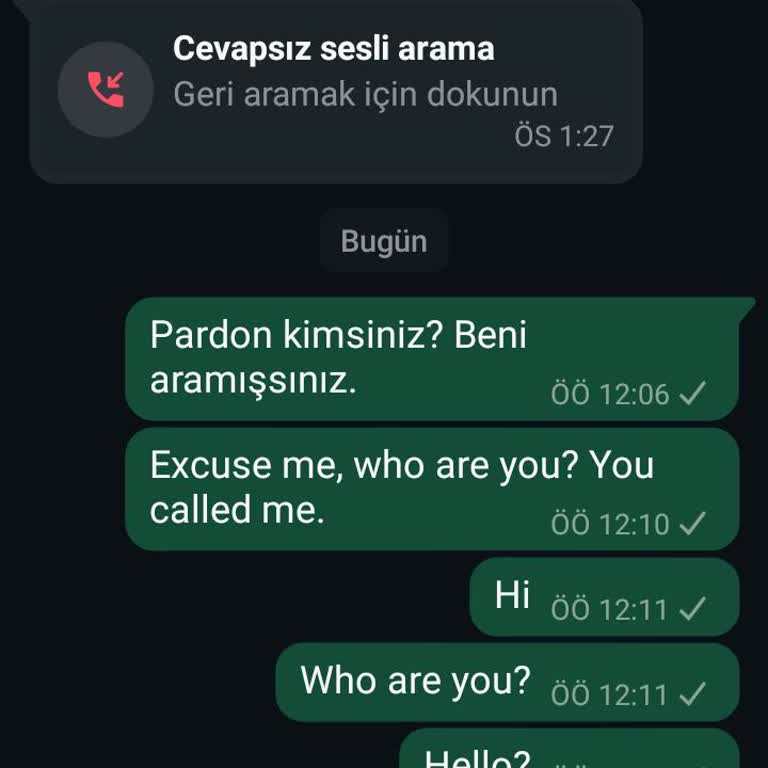 Hindistan'dan Gelen Gizemli Arama Ve Cevapsız Mesajlar