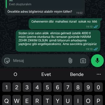 Ürün Teslim Edilmedi, Para İadesi Yapılmıyor!