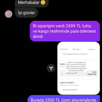 Yanlış Kargo Ücreti Bilgilendirmesi Mağduriyeti