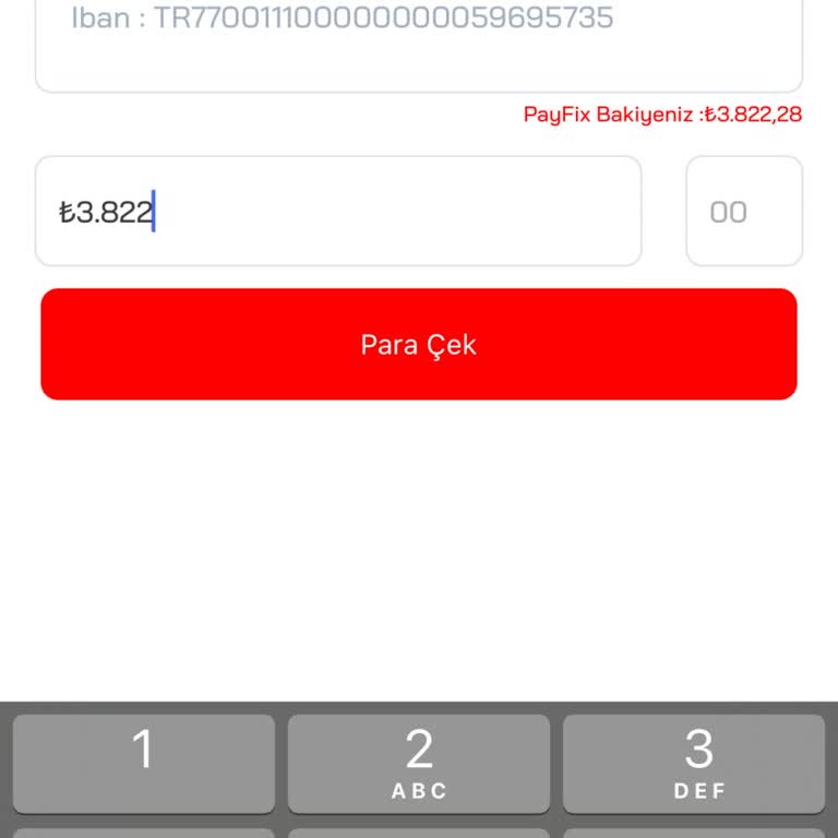 Payfix Hesabımdaki Parayı Çekemiyorum Parasız Kaldım