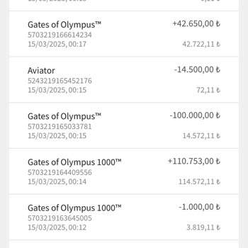 Kazandığım Paranın Sistem Tarafından Sıfırlanması