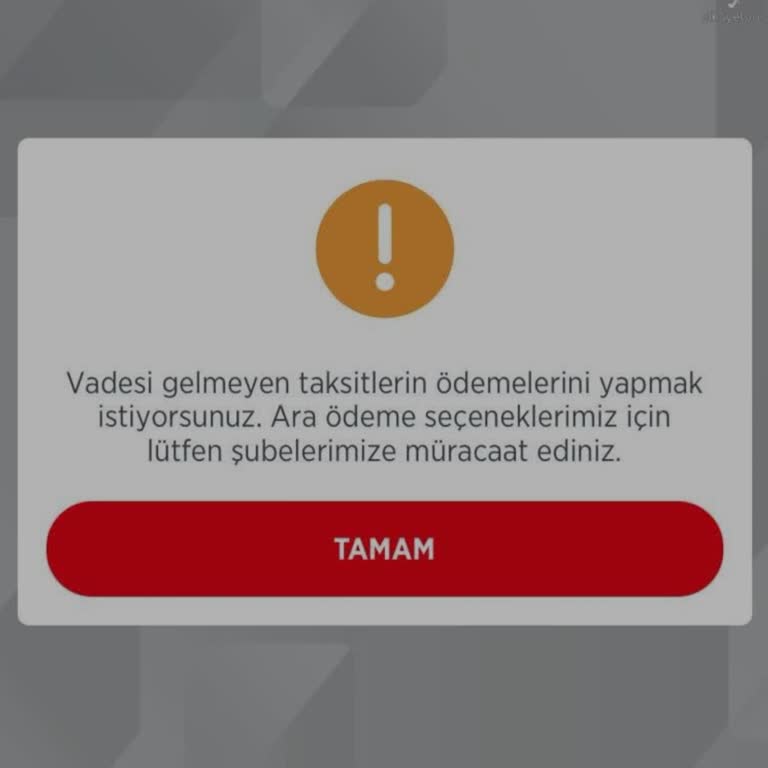 Son Taksitte Karşılaşılan Anlamsız Engeller