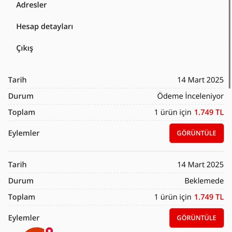 Sipariş Durumu Ve İletişim Sorunları