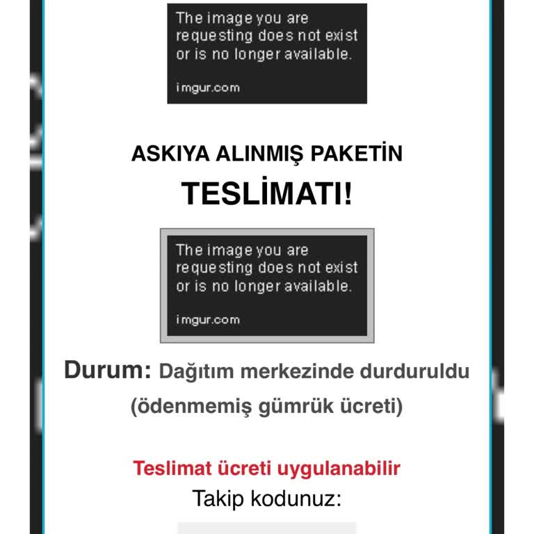 Yanıltıcı Kargo Bildirimleriyle Gelen Tehlike